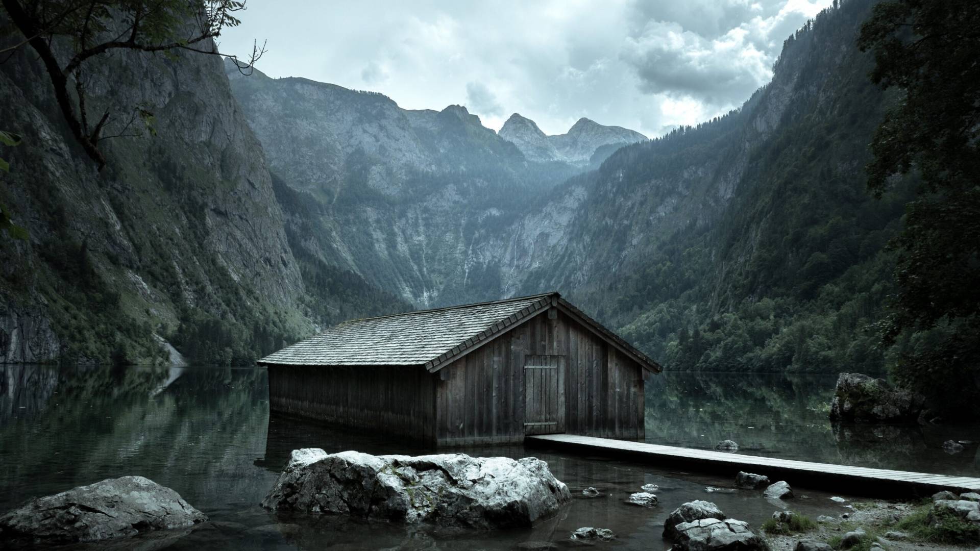 Boathouse in the Mountains - EB