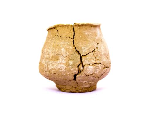 Cracked Clay Pot