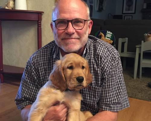 Golden Retriever Pup by Guest Author Jay Payleitner