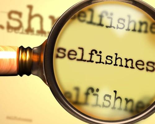 The Valorization of Selfishness