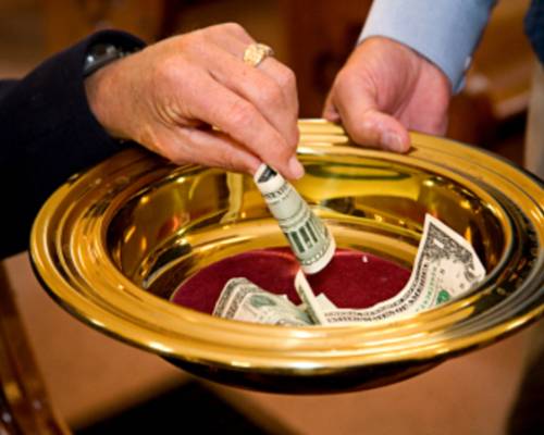 Photo of a Collection Plate